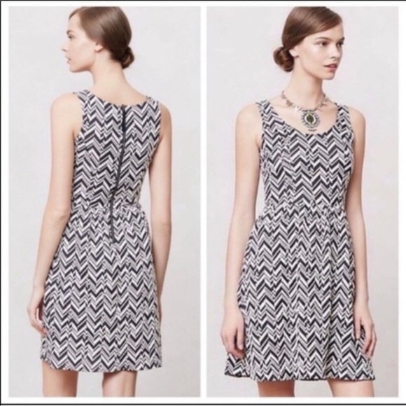 Maeve Caldera Chevron Dress - Picture 1 of 5